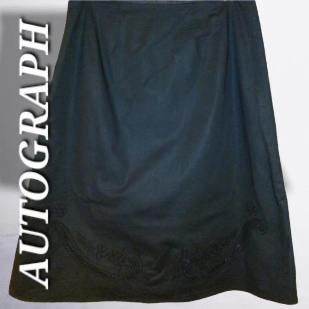 Autograph by New York black embroidery
